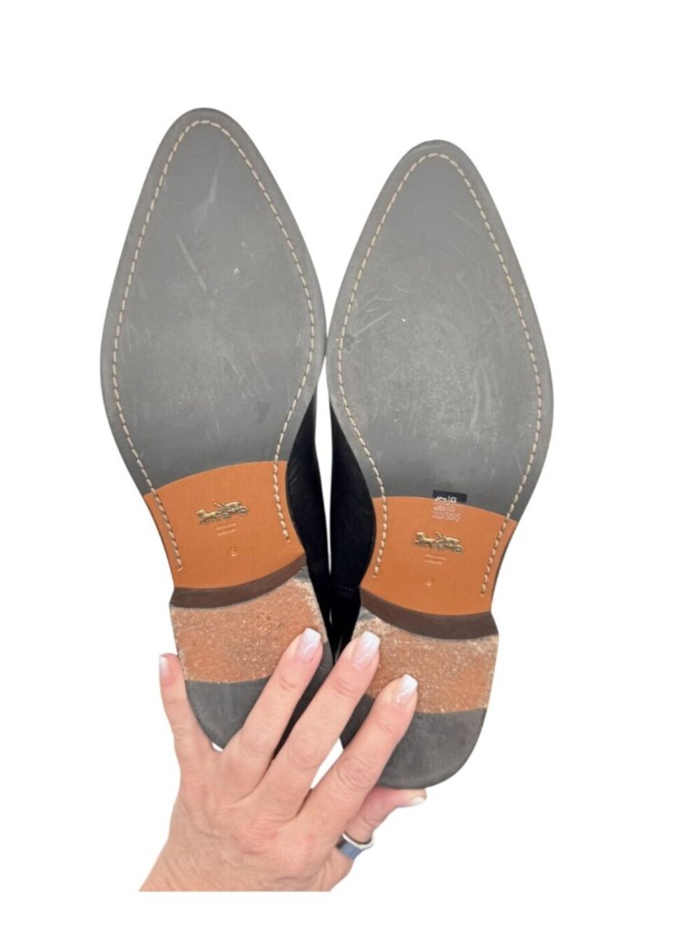 Coach Bowery Chelsea Booties Black - Size 9 - Picture 6 of 10